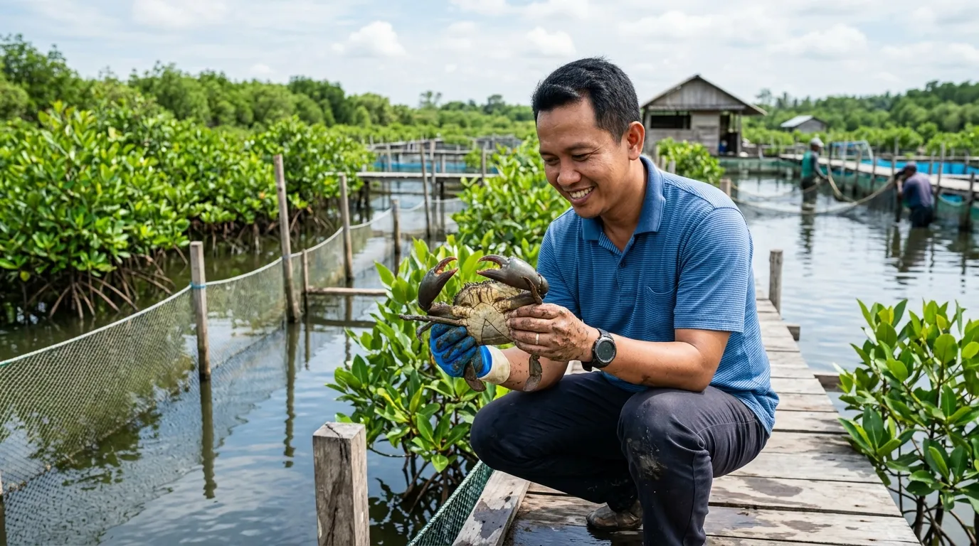 7 Tips Sukses Memulai Budidaya Kepiting Bakau Medan Bagi Pemula